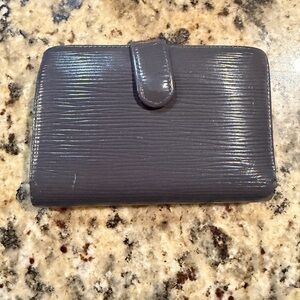 Refinished Louis Vuitton kiss lock wallet